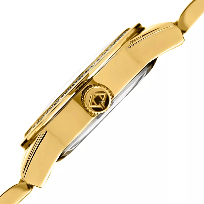 Akribos XXIV,Women’s Watches 36mm,36mm,Composite,Gold,Quartz,Day,Hardlex,AK928YG