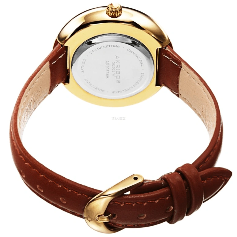 Akribos XXIV,Women’s Watches 36mm,36mm,Composite,Silver,Quartz,Hardlex,Round,AK1067BR