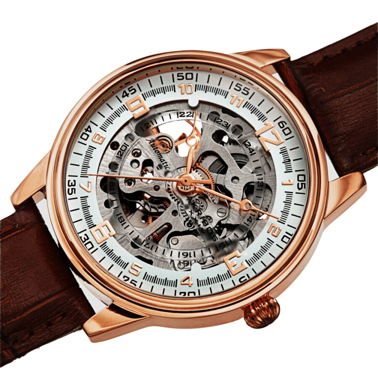 Akribos XXIV,Men’s Watches 41mm,41mm,Composite,White,Skeleton,Automatic,Hardlex,Round,AK1073RGB