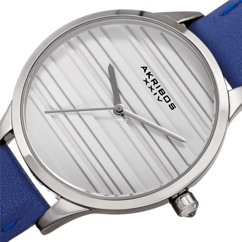 Akribos XXIV,Women’s Watches 35mm,35mm,Composite,White,Quartz,Hardlex,Round,AK1005BU