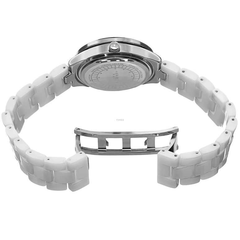 Akribos XXIV,Women’s Watches 31mm,31mm,Composite,White,Quartz,Hardlex,Round,AK781WTP