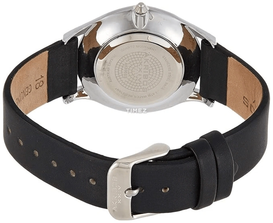 Akribos XXIV,Women’s Watches 36mm,36mm,Stainless Steel,Silver,Quartz,Hardlex,Sapphire,Round,AK896SS