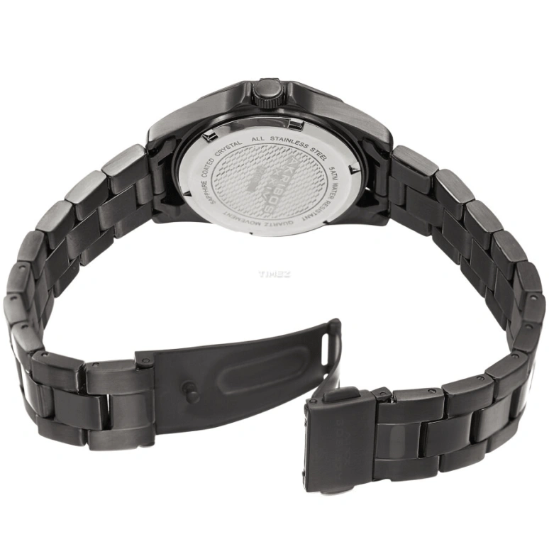 Akribos XXIV,Women’s Watches 34mm,34mm,Stainless Steel,White,Quartz,Hardlex,Round,AK1006GN