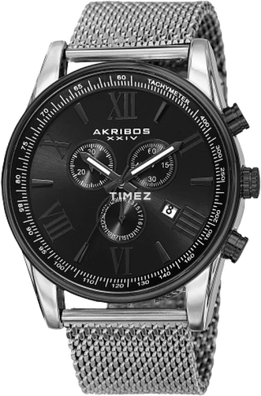 Akribos XXIV Men’s Watches AK813SSB