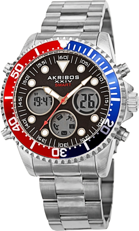 Akribos XXIV Men’s Watches AK1094SSBK
