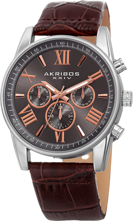 Akribos XXIV Men’s Watches AK911SSBR