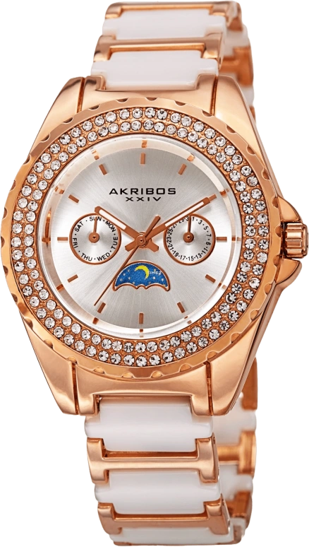 Akribos XXIV Women’s Watches AK961RGWT