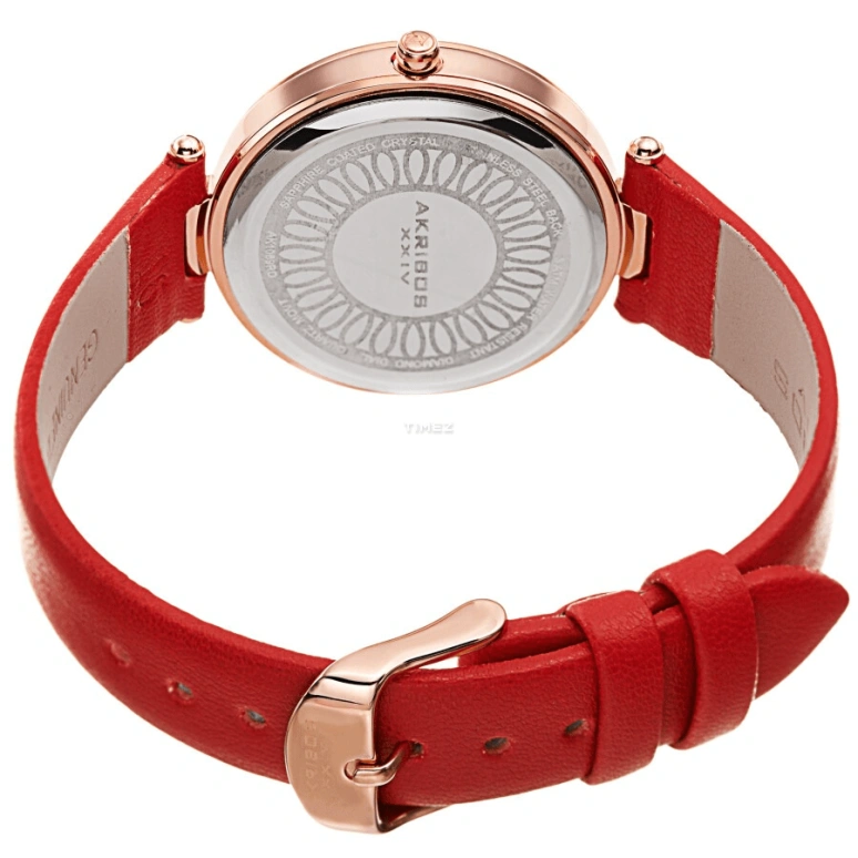 Akribos XXIV,Women’s Watches 34mm,34mm,Composite,Cream,Quartz,Hardlex,Round,AK1069RD
