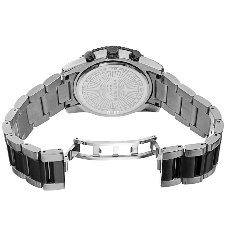 Akribos XXIV,Men’s Watches 48mm,48mm,Composite,Black,Quartz,Date,Day,AK1099TTB