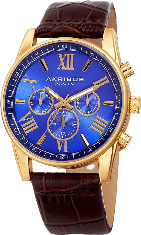 Akribos XXIV Men’s Watches AK911YGBU
