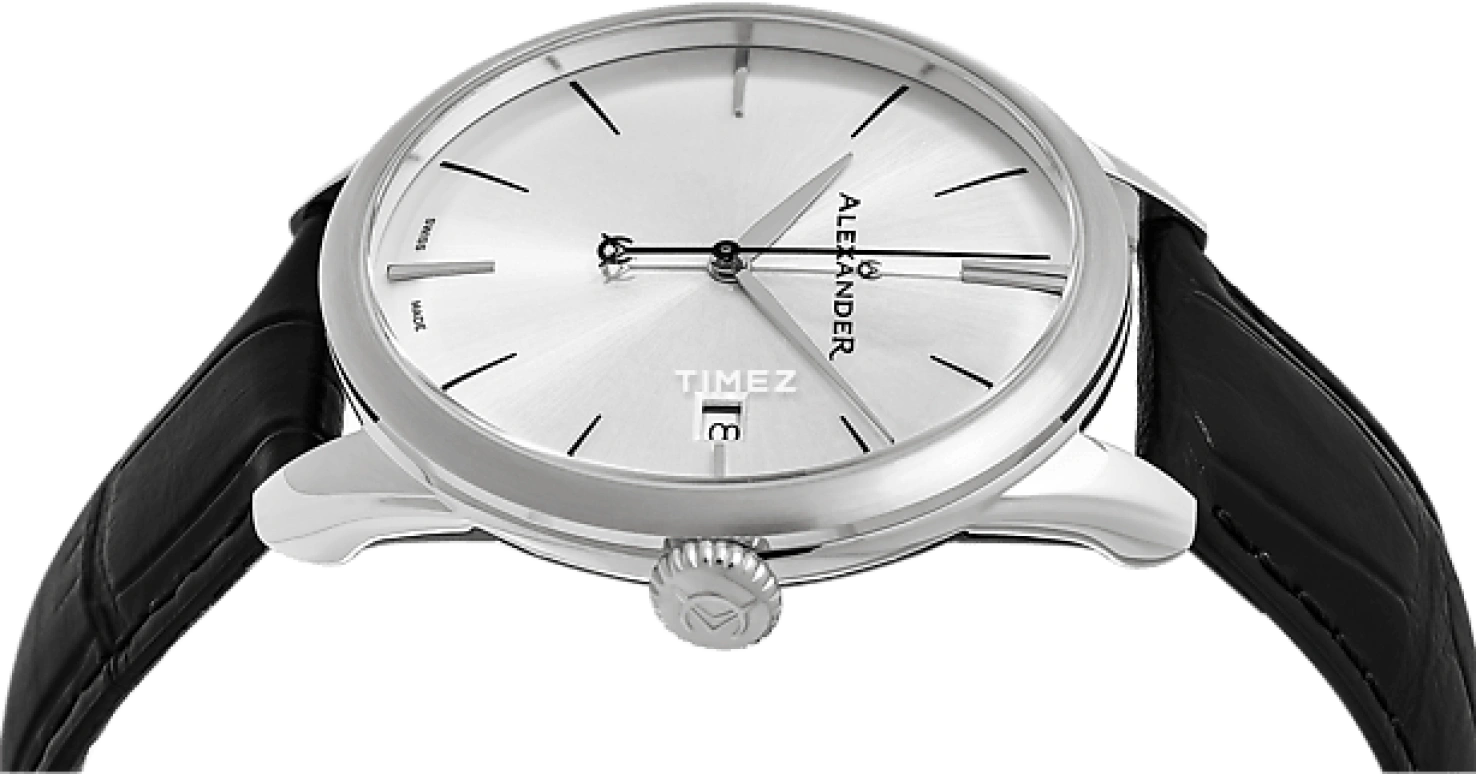 Alexander,MEN'S WATCHES 40mm,40mm,Stainless Steel,Silver,Quartz,Day,Sapphire,Crystal Glass,A911,A911-02