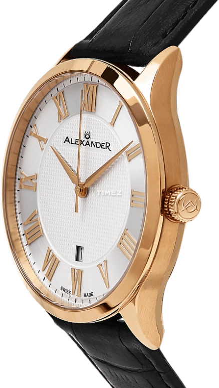 Alexander,MEN'S WATCHES 42mm,42mm,Stainless Steel,White,Quartz,Day,Sapphire,Crystal Glass,A103,A103-04