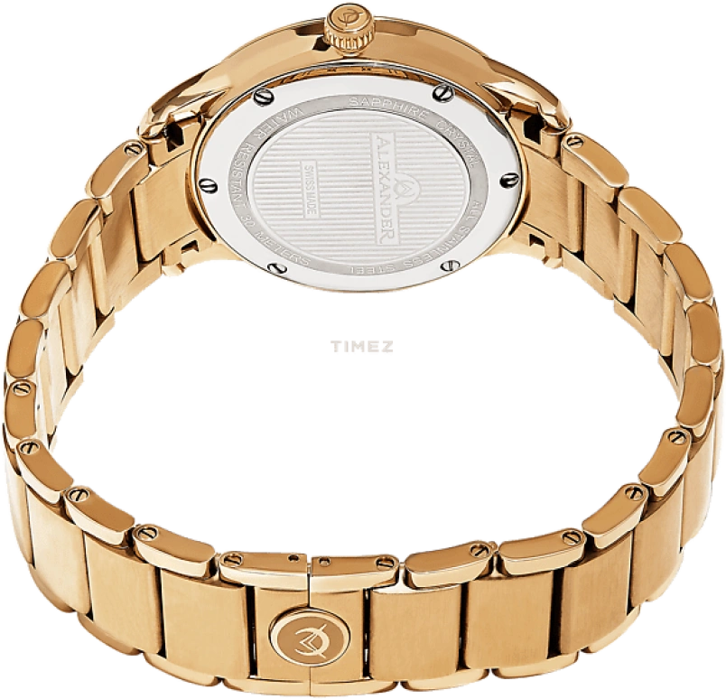 Alexander,MEN'S WATCHES 42mm,42mm,Stainless Steel,Silver White,Quartz,Day,Sapphire,Crystal Glass,A102B,A102B-04