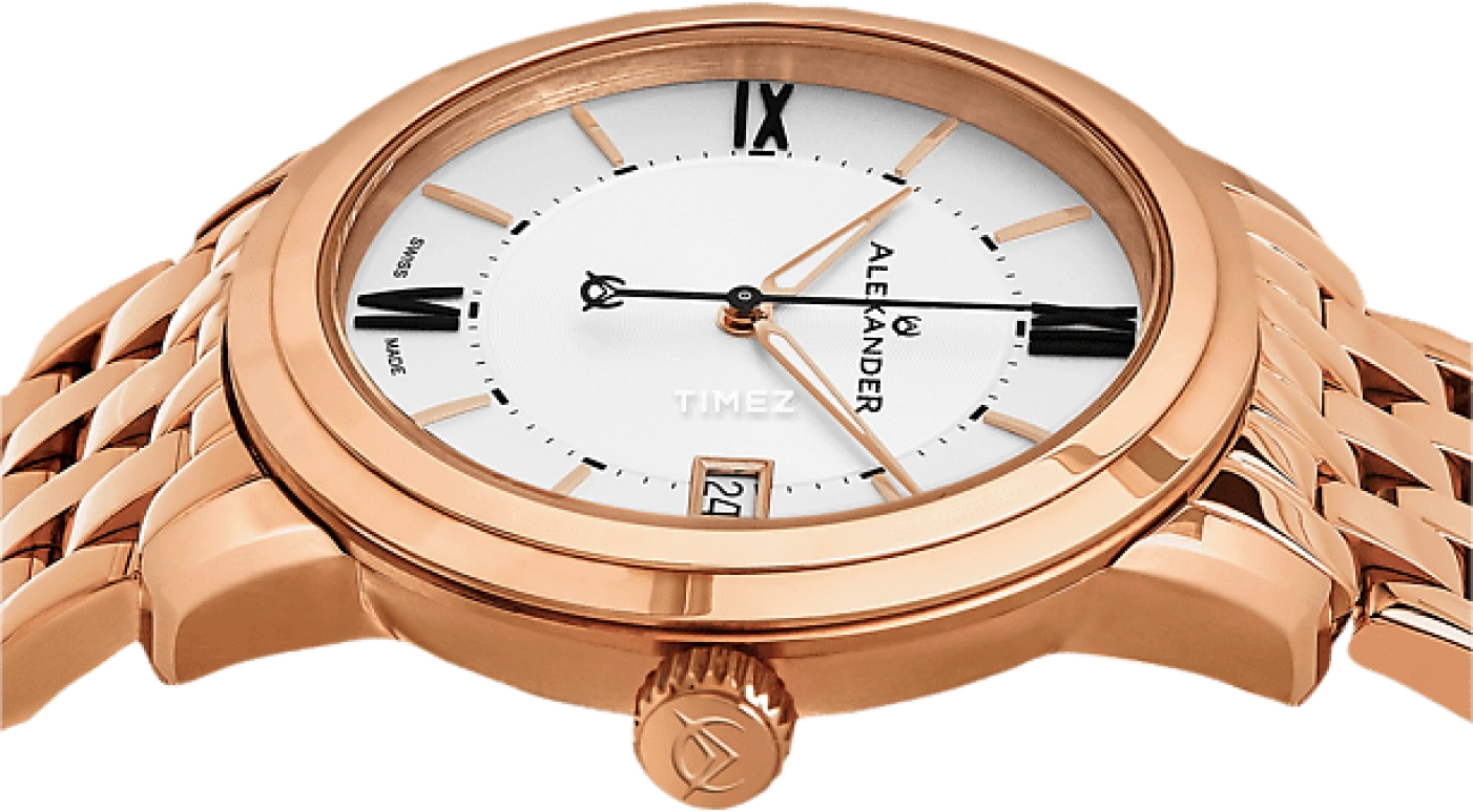 Alexander,MEN'S WATCHES 40mm,40mm,Stainless Steel,Silver White,Quartz,Day,Sapphire,Crystal Glass,A111B,A111B-08