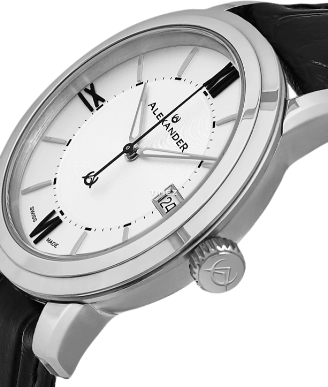 Alexander,MEN'S WATCHES 40mm,40mm,Stainless Steel,Silver White,Quartz,Day,Sapphire,Crystal Glass,A111,A111-02