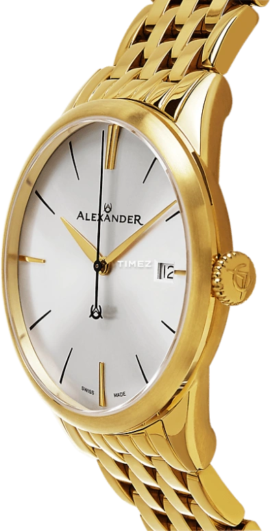 Alexander,MEN'S WATCHES 40mm,40mm,Stainless Steel,Silver,Quartz,Day,Sapphire,Crystal Glass,A911B,A911B-08