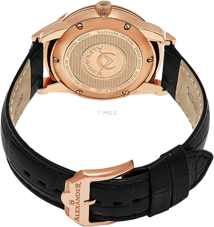 Alexander,MEN'S WATCHES 40mm,40mm,Stainless Steel,Black,Quartz,Day,Sapphire,Crystal Glass,A911,A911-05
