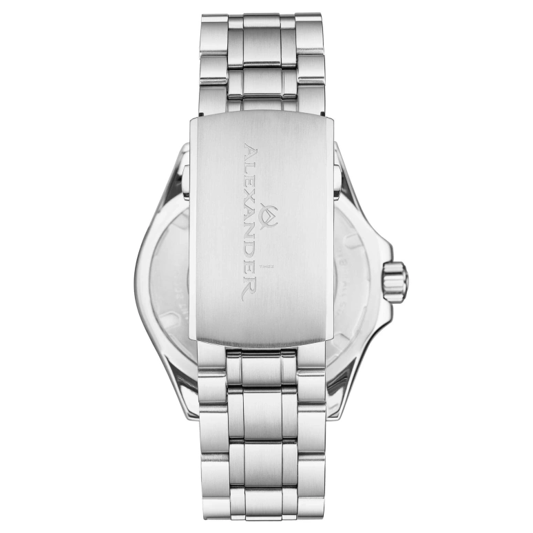 Alexander,MEN'S WATCHES 42mm,42mm,Stainless Steel,Blue,Automatic,Day,Sapphire,Crystal Glass,A501B,A501B-02