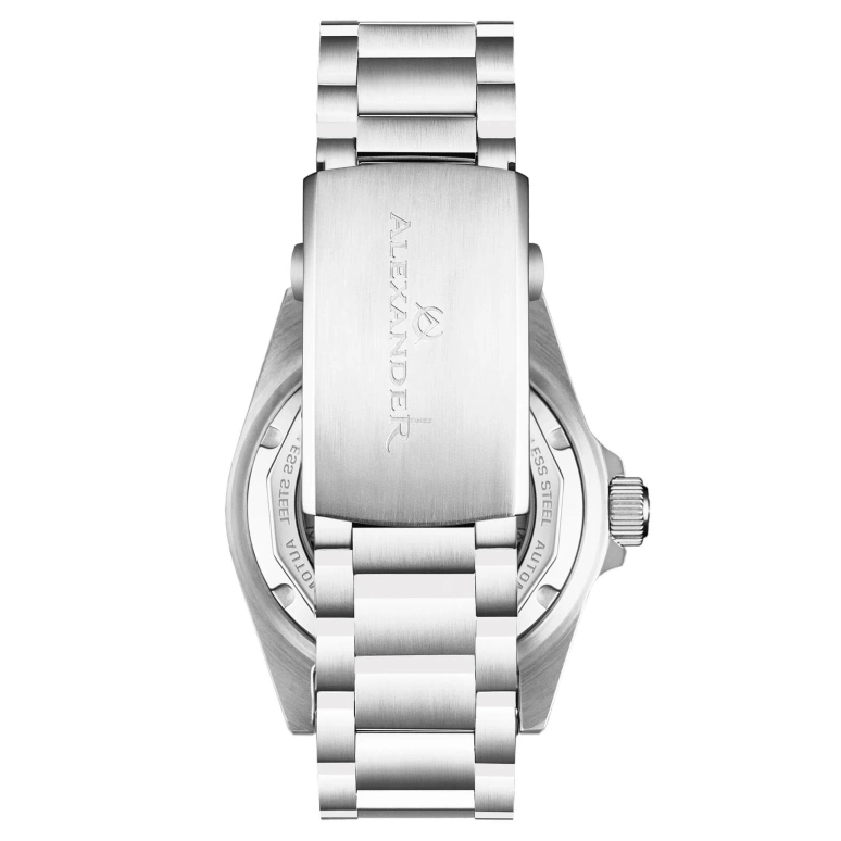 Alexander,MEN'S WATCHES 42mm,42mm,Stainless Steel,Black,Automatic,Day,41hours,A520,A520-01