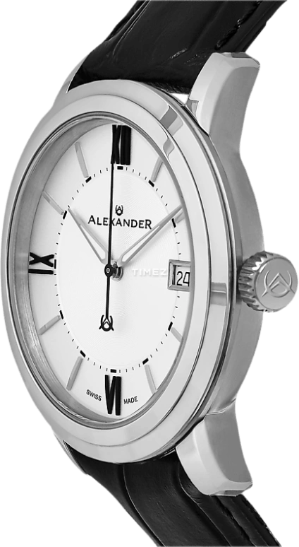 Alexander,MEN'S WATCHES 40mm,40mm,Stainless Steel,Silver White,Quartz,Day,Sapphire,Crystal Glass,A111,A111-02