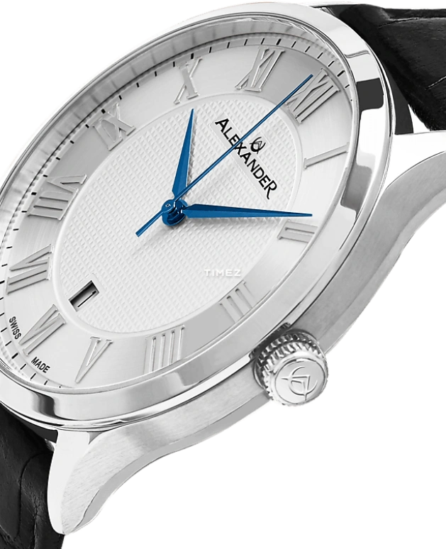 Alexander,MEN'S WATCHES 42mm,42mm,Stainless Steel,Silver White,Quartz,Day,Sapphire,Crystal Glass,A103,A103-01
