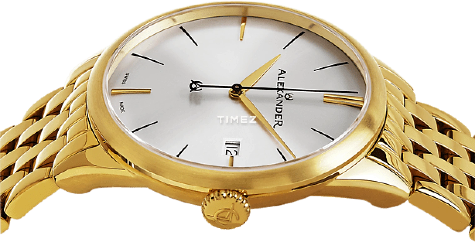 Alexander,MEN'S WATCHES 40mm,40mm,Stainless Steel,Silver,Quartz,Day,Sapphire,Crystal Glass,A911B,A911B-08