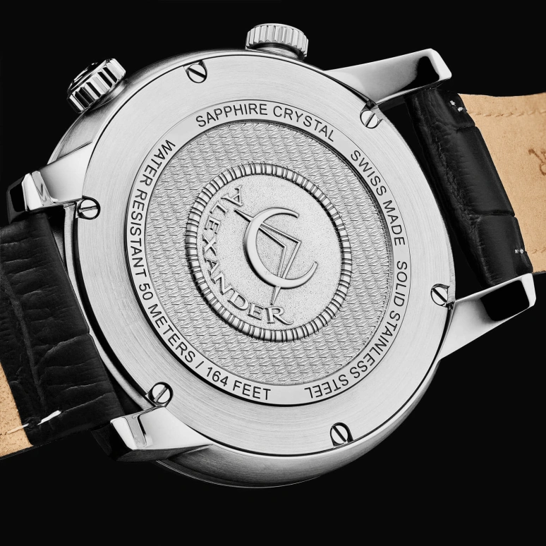Alexander,MEN'S WATCHES 42mm,42mm,Stainless Steel,Green,Quartz,Day,World Time,A171A,A171A-04