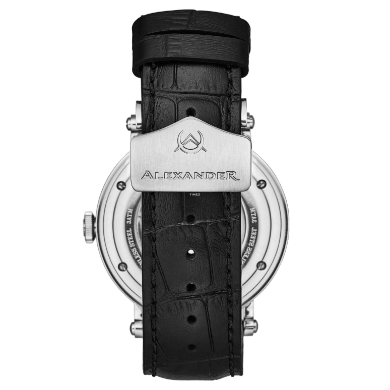 Alexander,MEN'S WATCHES 43mm,43mm,Stainless Steel,Green,White,Automatic,Day,Sapphire,Crystal Glass,A153,A153-03
