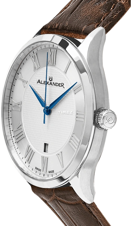 Alexander,MEN'S WATCHES 42mm,42mm,Stainless Steel,Silver,Quartz,Day,Sapphire,Crystal Glass,A103,A103-06
