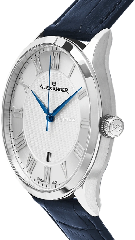 Alexander,MEN'S WATCHES 42mm,42mm,Stainless Steel,Silver White,Quartz,Day,Sapphire,Crystal Glass,A103,A103-09