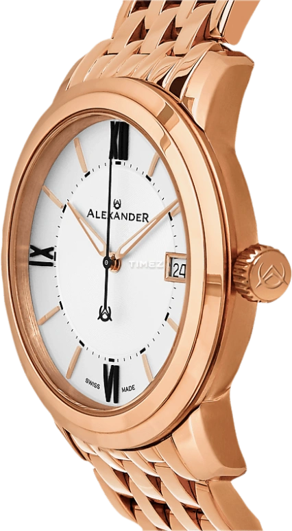 Alexander,MEN'S WATCHES 40mm,40mm,Stainless Steel,Silver White,Quartz,Day,Sapphire,Crystal Glass,A111B,A111B-08