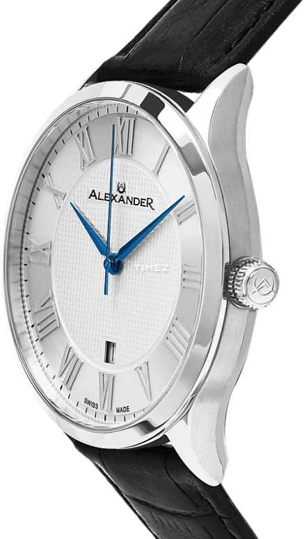 Alexander,MEN'S WATCHES 42mm,42mm,Stainless Steel,Silver White,Quartz,Day,Sapphire,Crystal Glass,A103,A103-01