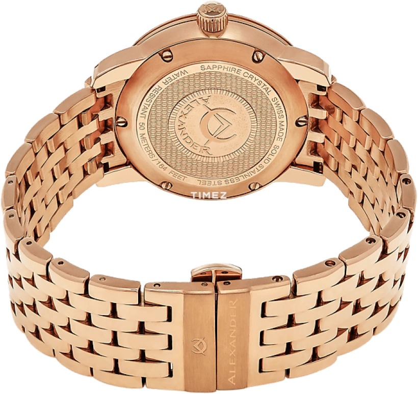 Alexander,MEN'S WATCHES 40mm,40mm,Stainless Steel,Black,Quartz,Day,Sapphire,Crystal Glass,A111B,A111B-07