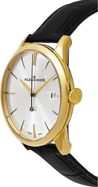 Alexander,MEN'S WATCHES 40mm,40mm,Stainless Steel,Silver,Quartz,Day,Sapphire,Crystal Glass,A911,A911-07