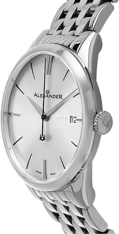 Alexander,MEN'S WATCHES 40mm,40mm,Stainless Steel,Silver,Quartz,Day,Sapphire,Crystal Glass,A911B,A911B-04