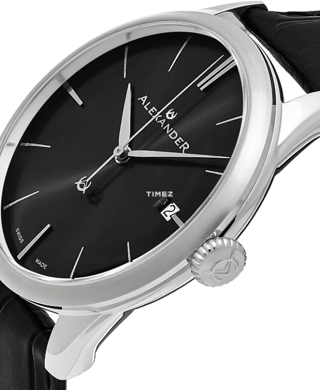 Alexander,MEN'S WATCHES 40mm,40mm,Stainless Steel,Black,Quartz,Day,Sapphire,Crystal Glass,A911,A911-01