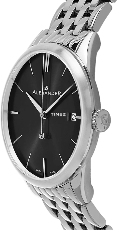 Alexander,MEN'S WATCHES 40mm,40mm,Stainless Steel,Black,Quartz,Day,Sapphire,Crystal Glass,A911B,A911B-03