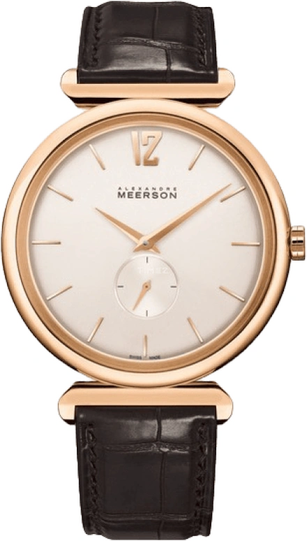 Alexandre Meerson,Altitude Premiere 41mm,41mm,Rose Gold,Silver,Automatic,50hours,In-house Caliber,101,101-PBJR