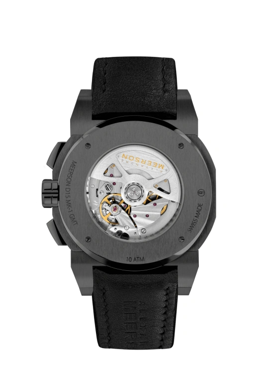 Alexandre Meerson,D15 44mm,44mm,Titanium,Black,White,Automatic,Day,Dule Time,Day / Night Indication,Eternity Black 2