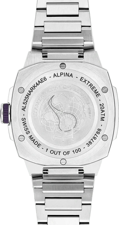 Alpina,SEASTRONG 41x42.50mm,41x42.50mm,Stainless Steel,Purple,Automatic,Day,Sapphire,AL,AL-525NARK4AE6B
