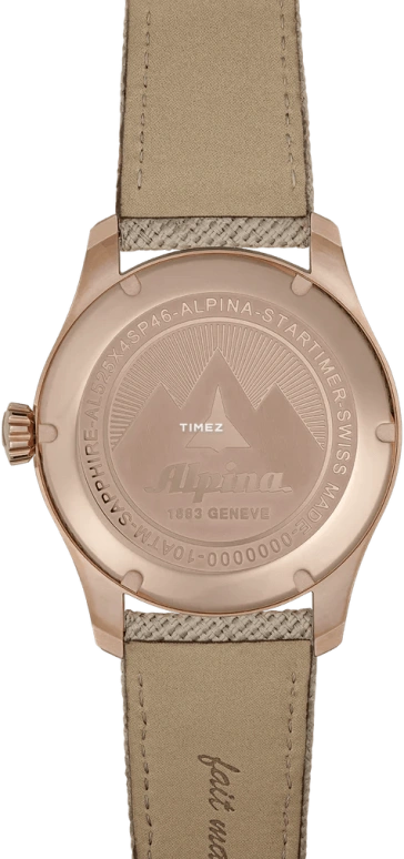 Alpina,STARTIMER 41mm,41mm,Stainless Steel,Brown,Automatic,Day,Sapphire,AL,AL-525BR4S24
