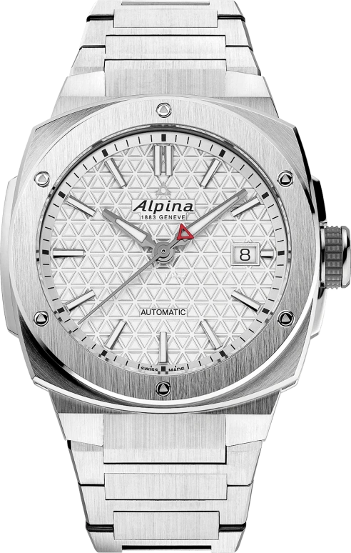 Alpina,ALPINER 39x40.50mm,39x40.50mm,Titanium,Silver,Automatic,Day,In-house Caliber,AL,AL-525S3AE1B