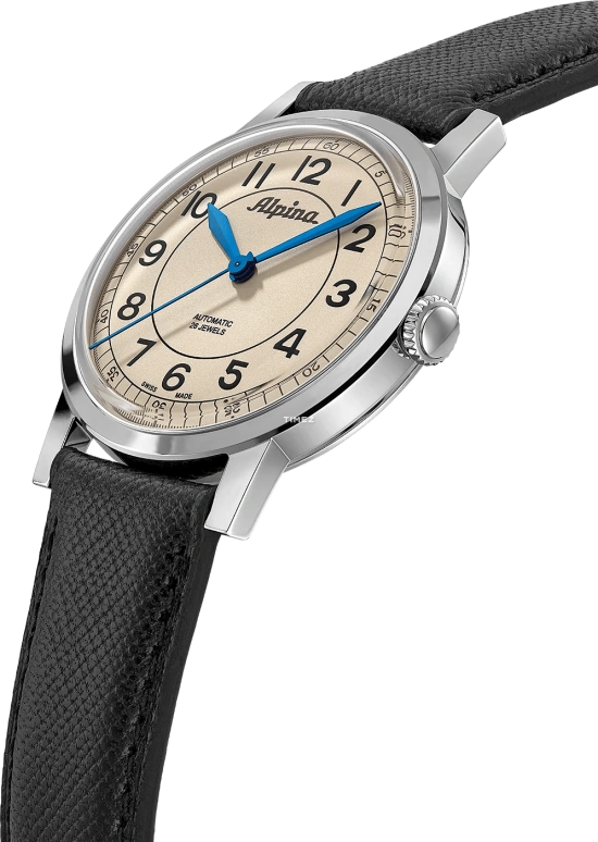 Alpina,HERITAGE 38mm,38mm,Stainless Steel,Cream,Automatic,38hours,In-house Caliber,AL,AL-520BG3SH6