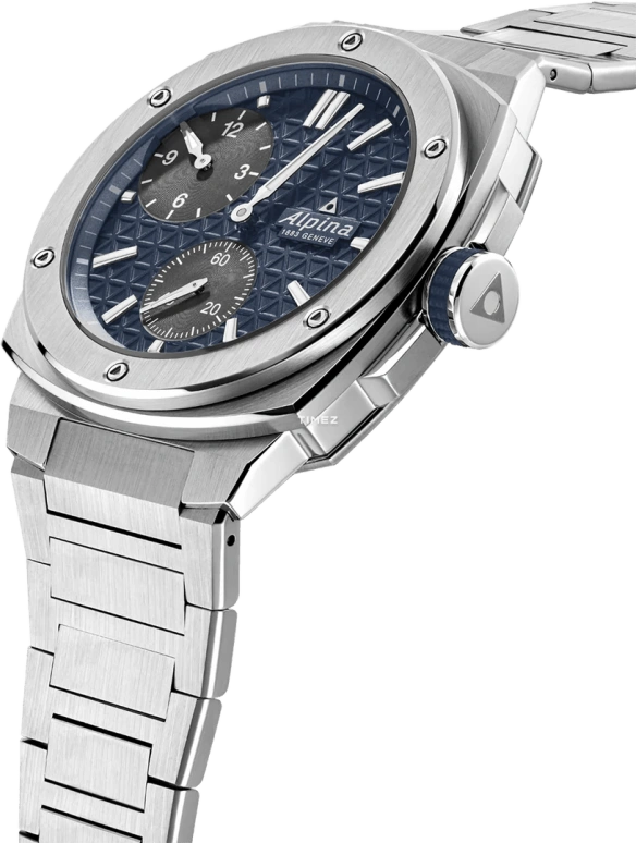 Alpina,ALPINER 41x42.50mm,41x42.50mm,Stainless Steel,Blue,Automatic,Chronograph,Sapphire,Crystal Glass,AL,AL-650NDG4AE6B