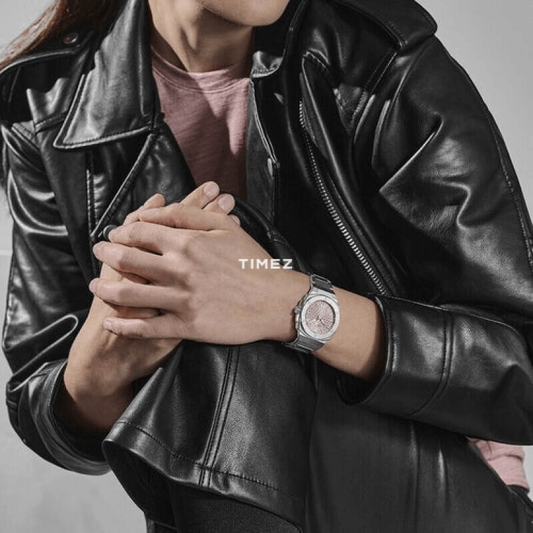 Alpina,ALPINER 34x35.20mm,34x35.20mm,Stainless Steel,Pink,Quartz,Day,Sapphire,Crystal Glass,AL,AL-220PI2AE6B
