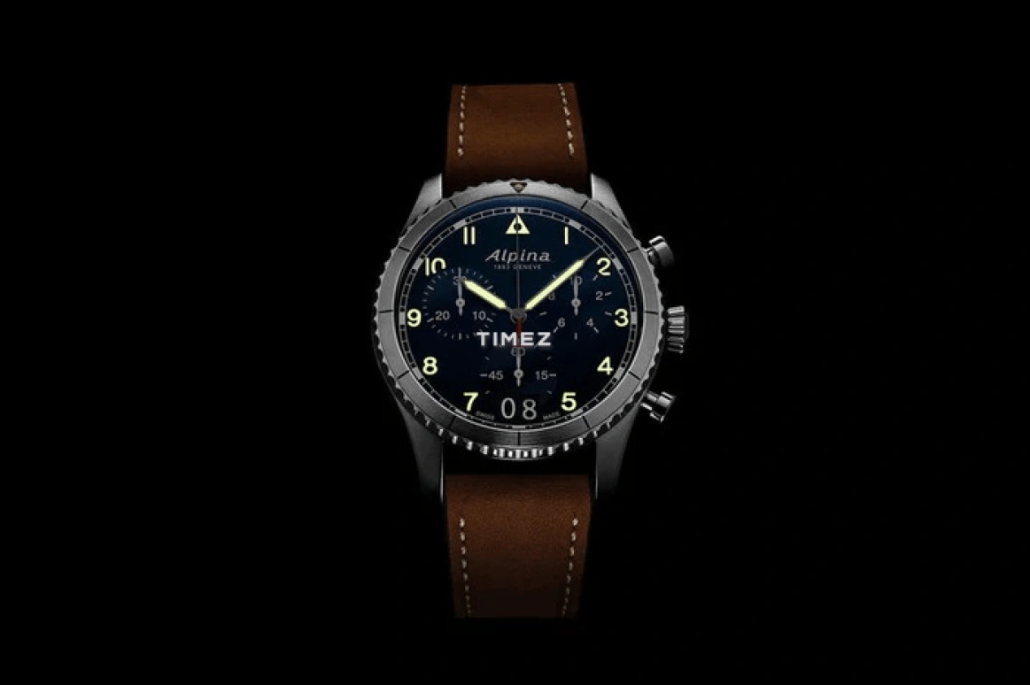 Alpina,STARTIMER 41mm,41mm,Stainless Steel,Blue,Automatic,Chronograph,Big Date,AL,AL-372NW4S26