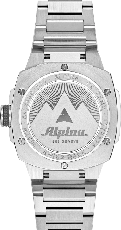 Alpina,ALPINER 39x40.50mm,39x40.50mm,Titanium,Silver,Automatic,Day,In-house Caliber,AL,AL-525S3AE1B