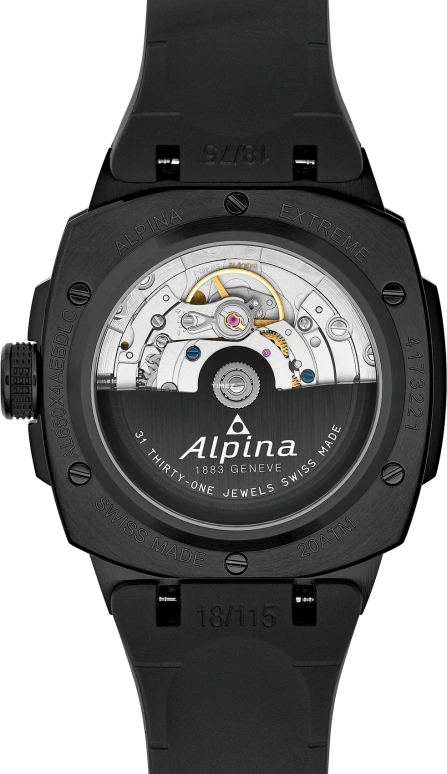 Alpina,ALPINER 41x50mm,41x50mm,Stainless Steel,White,Automatic,38hours,In-house Caliber,AL,AL-650LGLBL4AEBDLC