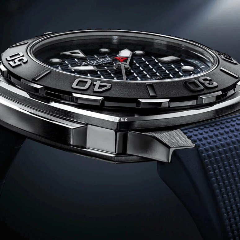 Alpina,SEASTRONG 39x40.50mm,39x40.50mm,Stainless Steel,Dark Blue,Automatic,Day,Sapphire,AL,AL-525N3VE6