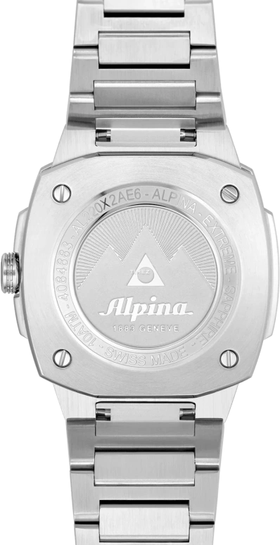 Alpina,ALPINER 34x35.20mm,34x35.20mm,Stainless Steel,Pink,Quartz,Day,Sapphire,Crystal Glass,AL,AL-220PI2AE6B